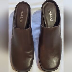 Madeline Dark Brown Leather Loafers.
